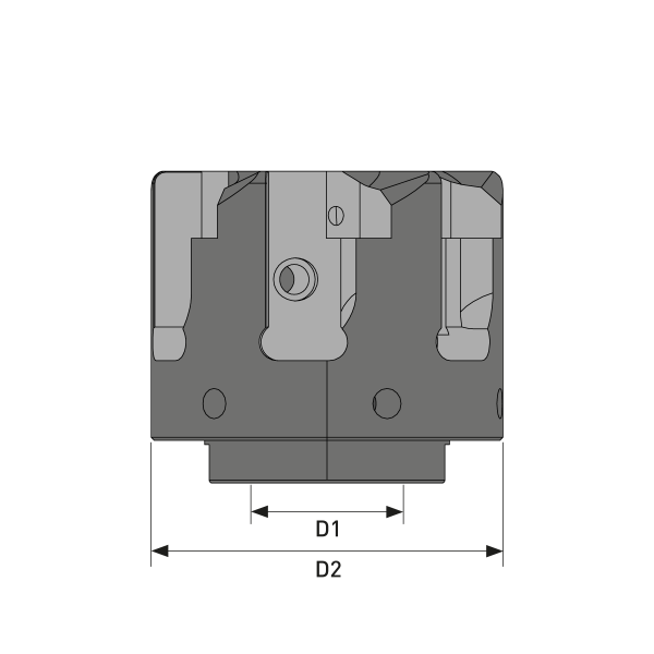 Kassettenfräser Ø63 einstellbar