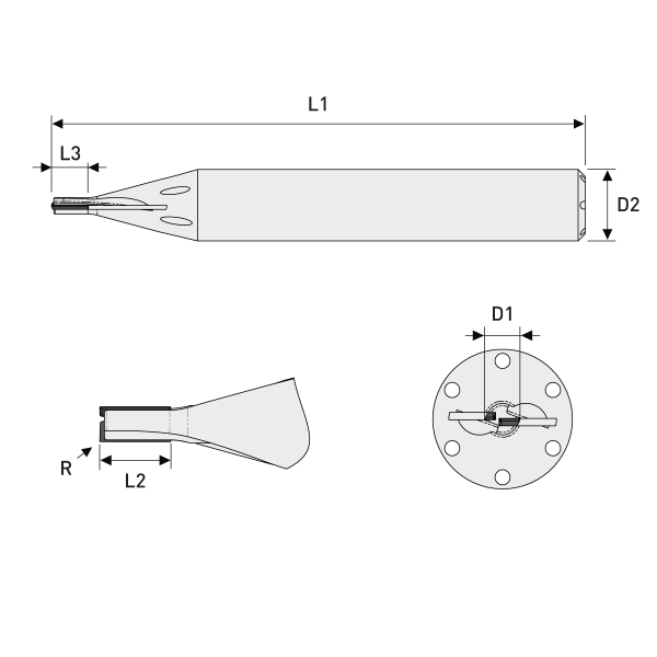 Multi-Tooth End Mill Diamond Ø1,50