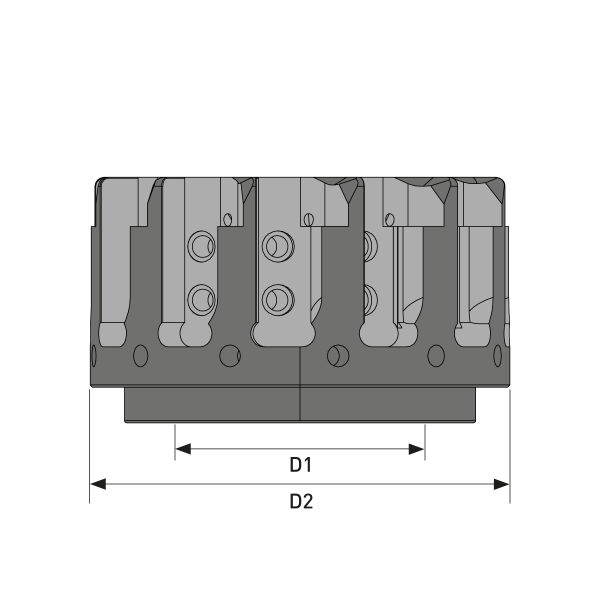 Kassettenfräser Ø100 einstellbar
