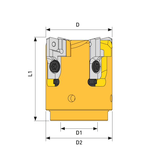 Kassettenfräser Ø50 Komplett-Set