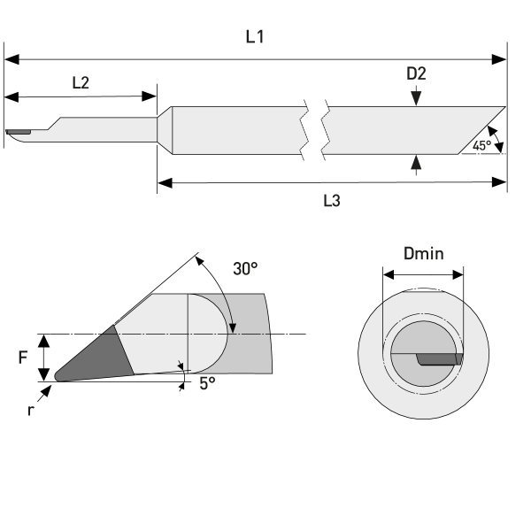 Boring Bar CVD-D Dmin 3,60