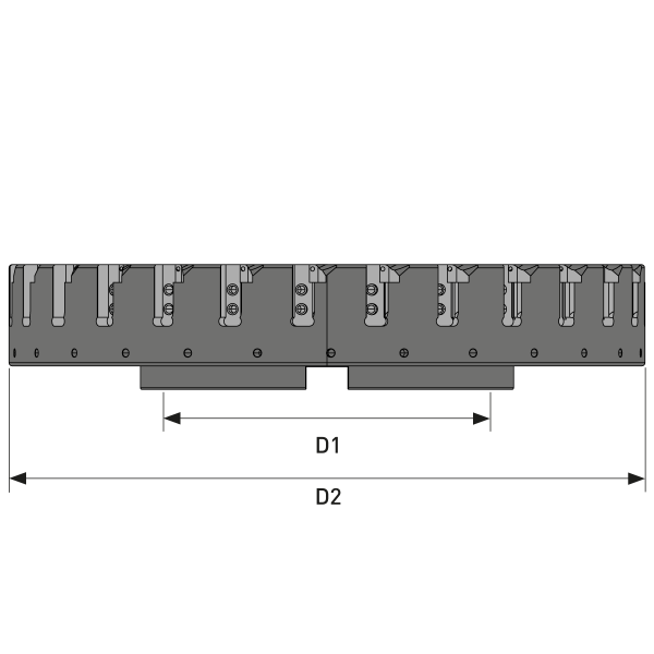 Kassettenfräser Ø400 einstellbar
