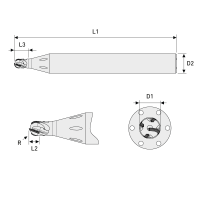 : Multi-Tooth End Mill : Multi-Tooth End Mill Diamond Ø3,00