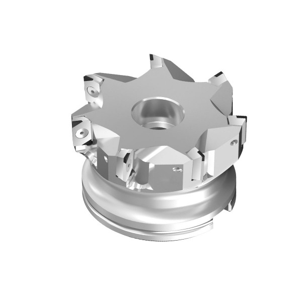 Plan- Eck Aufsteckfräser 90° Ø125