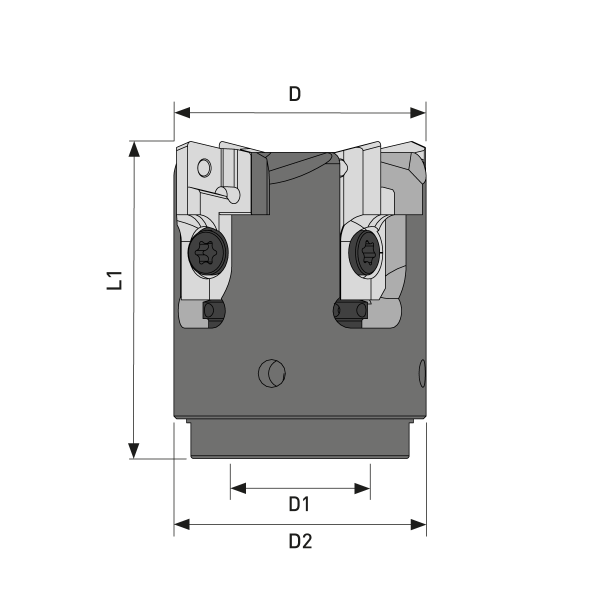 Kassettenfräser Ø50 Komplett-Set