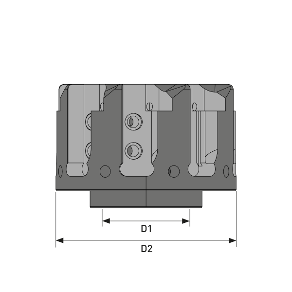 Kassettenfräser Ø80 einstellbar